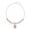 Rose Quartz, variant on Opalite  Mix Silvertone Beaded Necklace for Women Jewelry for Women Size 18-20" Ct 77.9 Birthday Christmas Gifts