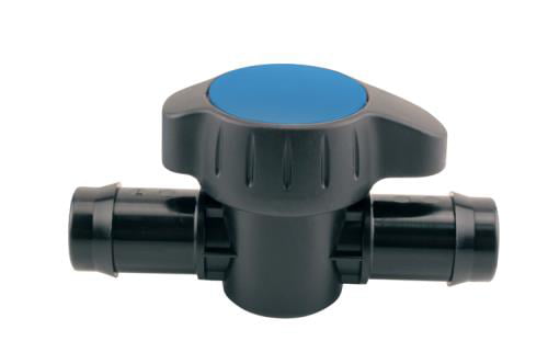 1/2" or 3/4" Blue Back HydroFlow Barbed Shut Off Valves Purchase IN BULK SAVE ! 