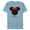 Ocean Blue, variant on Minnie Mouse Mum Mother Red Bow Family Mother’s Day - Short Sleeve Blended T-Shirt for Adults - Customized-Yellow