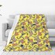 thumbnail image 1 of Fotbe Ducks Manta de Franela Acolchonada con Estampado, Súper Suave y Esponjosa, Extra Grande para Sofá, Cama, Uso Todo el Año-50"x40", 1 of 7