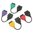 thumbnail image 2 of Car Diagnostic Cable, Wear Resistant 4pcs OBD2 Scanner Adapter Cable ABS  For ECU Tool, 2 of 8