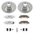 thumbnail image 3 of PowerStop Rear Z26 Street Warrior Carbon-Fiber Ceramic Brake Pad and Drilled and Slotted Rotor Kit Fits: SUBARU Select Models K3124-26, 3 of 9