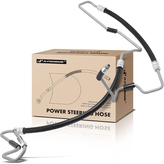 A-Premium Power Steering Pressure Hose Line Assembly Compatible with Jeep Grand Cherokee 2005-2010, Commander 2006-2010, 3.7L 4.7L, with O-ring, Pump To Rack/Gear