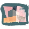 thumbnail image 2 of Vess, June Erica 14x12 White Modern Wood Framed Museum Art Print Titled - Paper Mirage I, 2 of 4