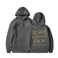 thumbnail image 5 of Jesus Loves You Hoodie Christian Sweatshirt Jesus Gifts Pullover Tops Streetwear Gift Y2K Clothes, Dark Gray, 5 of 5