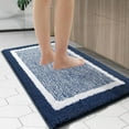 thumbnail image 3 of Bathroom Rug, Soft Absorbent Bathroom Mat and Bath Mat, Premium Microfiber Shag Bath Rug Machine Washable, Non Slip, Absorbent, Soft, Bathmat Shower Mat Outside Shower, 3 of 7