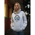 thumbnail image 2 of Be Positive Live Well Hoodie Women -Image by Shutterstock, Female 3X-Large, 2 of 4