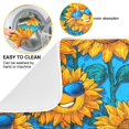 thumbnail image 2 of Dish Drying Mat Kitchen Pad Large Counter Absorbent Dish Mats Drainer Blue Sunglasses Sunflowers, 2 of 8