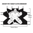 thumbnail image 3 of Moonsky Street Hockey Shooting Target - 4x6ft Goalie Practice Net with Target Zones, Improves Shot Accuracy for Ball & Puck Hockey Black 1PC, 3 of 5