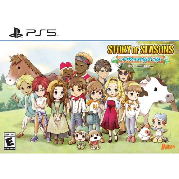Story of Seasons: A Wonderful Life Premium Edition for PlayStation 5 [VIDEOGAMES] Playstation 5