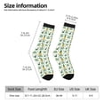 thumbnail image 2 of Fotbe St. Patrick's day Calcetas Largas con Estampado para Hombre y Mujer – Calcetas de Compresión Transpirables y Elásticas, Viajar y Uso Diario Talla 5-11, 2 of 6