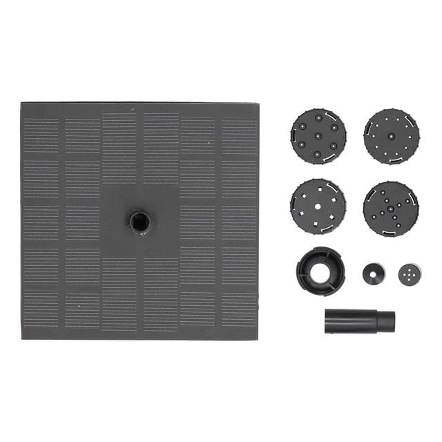 Bomba de agua solar para fuente flotante automática, para estanques, jardines y paisajes acuáticos al aire libre.