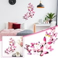 thumbnail image 1 of EGNMCR Wall Stickers, Cute Stickers PVC Glossy Simulation Butterflies Set Of 12 Colors Realistic Home Mural wall sticker, 1 of 7
