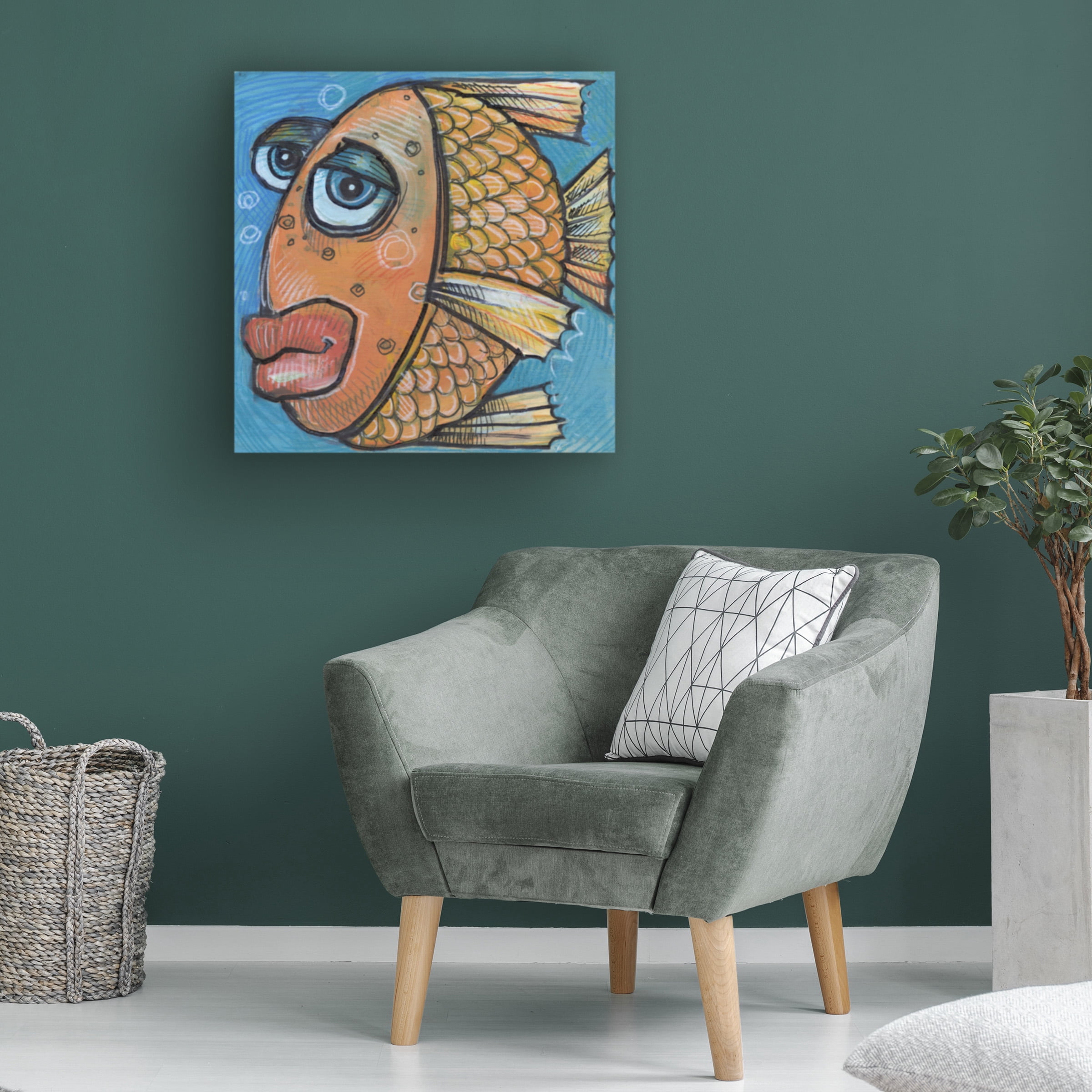 Tim Nyberg 'Fish 4 2019' Canvas Art
