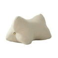 thumbnail image 2 of Almohada lumbar, almohada para el cuello, almohada multiusos con forma de cuña para cama, funda extraíble, almohada para piernas, cojín de respaldo Beige, 2 of 8