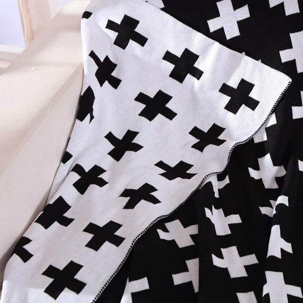 Swiss cross throw blanket sale