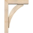thumbnail image 3 of Ekena Millwork 5 1/2"W x 22"D x 30"H Thorton Block Smooth Bracket w/ Offset Brace, Douglas Fir, 3 of 25