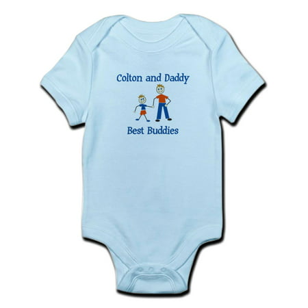 CafePress - Colton & Daddy Best Buddies Infant Bodysuit - Baby Light (Best Of Colton Ford)
