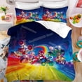 thumbnail image 3 of Super Mario Movie Quilt Cover Luigi Princess Peach Kids Bedding Set Boys Girls Duvet Cover Child Bedroom Bedclothes Pillowcase, 3 of 3