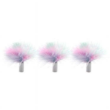 3pcs Feather Replacement for Interactive Cat Toy Electronic Kitten Automatic Toy