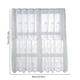 thumbnail image 3 of Xihbxyly Cortina de Pantalla Blanca, Tejido Fino de Poliéster, Filtrado de Luz Suave, Uso Versátil En Sala de Estar y Dormitorio, Fácil de Instalar, Tamaños de 130 X 45 Cm y 74 X 60 Cm, Elegante Deco, 3 of 7