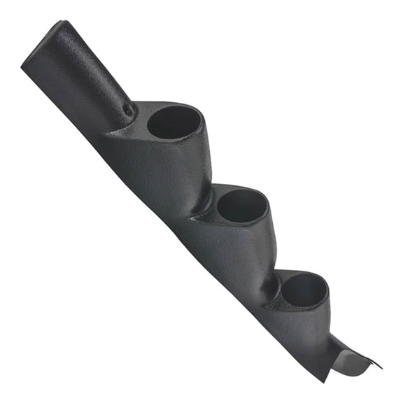 GlowShift | Black Triple Gauge Pillar Pod for 3rd Gen 2011-2016 Ford Super Duty 6.7 Powerstroke F-250 & F-350