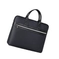 thumbnail image 2 of Bolsa para documentos A4 Jinwen con cremallera Negro, 2 of 8