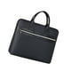 thumbnail image 2 of Bolsa para documentos A4, bolsa de lona para oficina, bolsa de archivo de bolsillo para ordenador portátil, transporte de papel para hombres Negro, 2 of 8