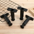 thumbnail image 4 of MasteelfCA 4 Pcs Pieds de Cadre de Lit Hauteur Réglable Support Central, 4 of 8