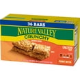 thumbnail image 3 of Nature Valley Crunchy Granola Bars, Peanut Butter, 36 Bars 26.82 OZ (18 Pouches), 3 of 14