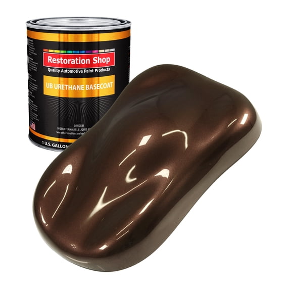 Mahogany Brown Metallic 1 Gallon URETHANE BASECOAT Car Auto Body Paint