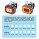 thumbnail image 5 of Juego de luces para bicicleta superbrillantes, luz LED recargable por USB para bicicleta, luz para bicicleta para montar de noche, parte delantera de bicicleta, 5 of 5