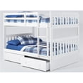 thumbnail image 1 of Chelsea Home Furniture 36FF750-S Full Over Full Mission Bunk Bed with Under Bed Storage, White, 1 of 1