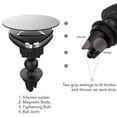 thumbnail image 2 of Soporte magnético universal para teléfono móvil para coche con clip para salpicadero y rejilla de ventilación, 2 of 9