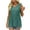 Green, variant on JIUKE Tank Tops for Women Dressy Casual Summer V Ruffle Loose Fitted Comfy Solid Color Tunic Tops