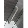 thumbnail image 3 of AstonGlobal SEN976-TR-CH-60-10-R Moselle 60 x 35 x 77.5 in. Completely Frameless Sliding Shower Door Enclosure in Chrome with Base- Right Drain, 3 of 6