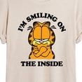 thumbnail image 3 of Garfield - I'm Smiling On The Inside - Women's Oversized T-Shirt, 3 of 5