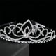 thumbnail image 2 of Flash Diamond Crown Tocado de novia Accesorios de moda Tocado Diadema de corona casada (Plata), 2 of 5
