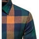 thumbnail image 4 of Camisa Cuadros Hombre Casual Slim Fit Manga Larga Moda, 4 of 8