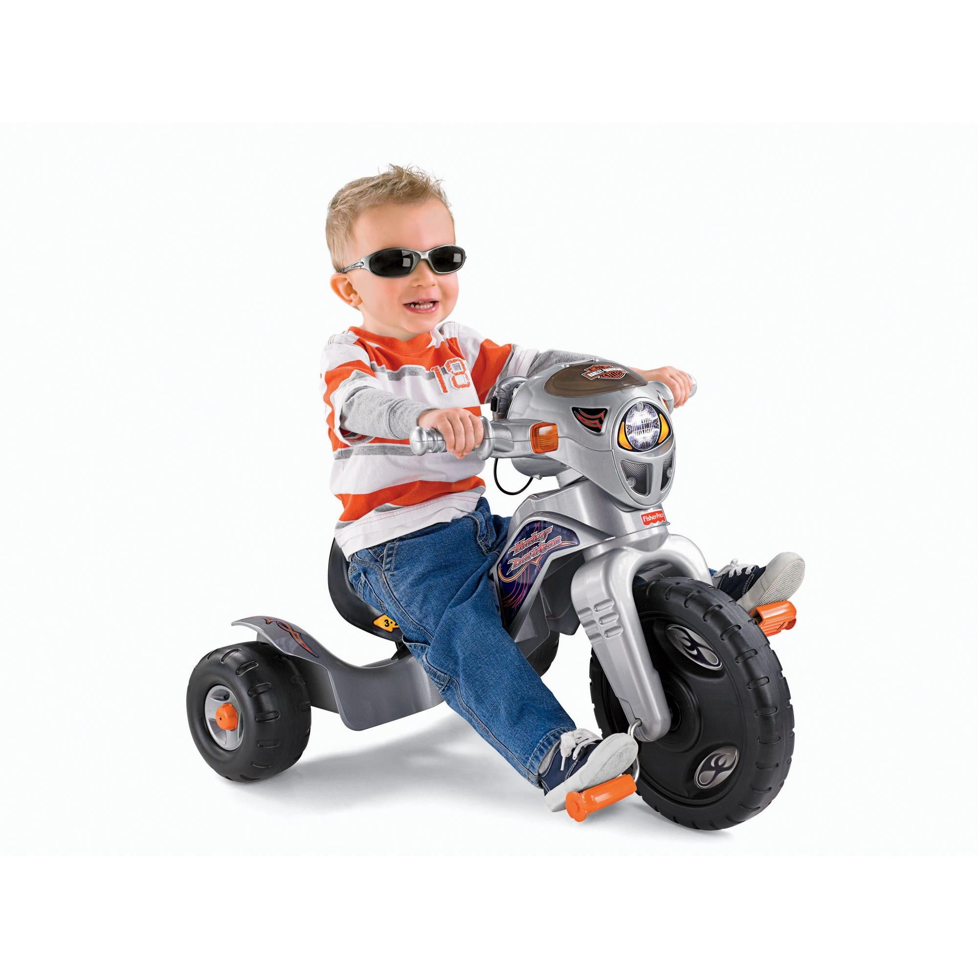 fisher price harley davidson lights and sounds trike