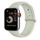 thumbnail image 1 of Sport Band Compatible Watch 42-44mm Soft Silicone Replacement Sport Band Compatible with iWatch Series 5/4/3/2/1, S/M, M/L-light grey, 1 of 4