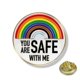 thumbnail image 2 of Rainbow Pins, Round Rainbow Pride Brooch, Lgbtq Badge Lapel Pins, Gay Pride Pin Brooch For Clothing Scarves Suit, 2 of 4