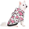 thumbnail image 2 of Balery Rose Flowers Sudadera con Capucha para Perros Pequeños – Ropa para Mascotas, Disfraz para Perros y Gatos, Ideal para Fiestas y Cosplay-X-Small, 2 of 7