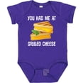 thumbnail image 3 of Inktastic You Had Me at Grilled Cheese Sandwich Boys or Girls Baby Bodysuit, 3 of 5