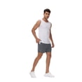 thumbnail image 4 of Taigaofy Men's 5" Workout Athletic Running Shorts Quick Dry Lightweight Gym Shorts Gray M, 4 of 9