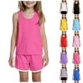 thumbnail image 7 of Girls Summer Clothes 4 Piece Tie Dye Clothes for Girls T-Shirt and Shorts Set with Side Pockets 4-10 YearsBoys 2 Piece Outfits Size 8-10, 7 of 7
