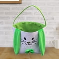 thumbnail image 2 of FaLX Easter Basket Foldable Ear Exquisite Workmanship Fine Stitch Bow-knot Tote Bags Buckets for Eggs, 2 of 8