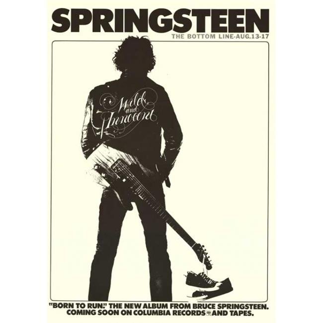 Pop Culture Graphics MOVIB45501 Springsteen - l'Affiche Laminée de Film de Ligne de Fond, 27 x 40
