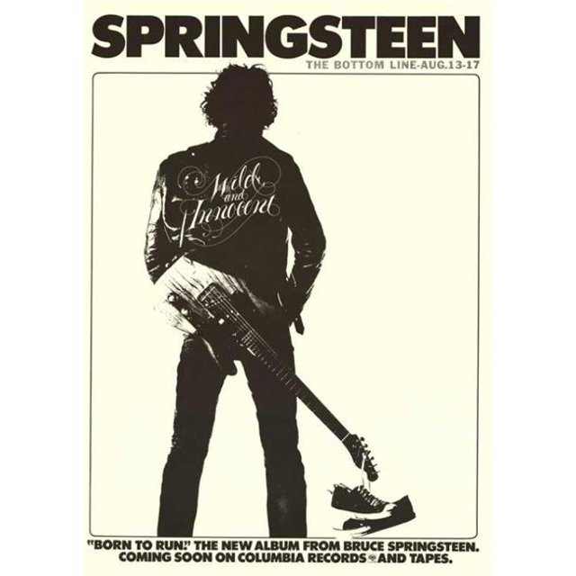 Pop Culture Graphics MOVIB45501 Springsteen - l'Affiche Laminée de Film de Ligne de Fond, 27 x 40