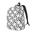 thumbnail image 1 of Easygdp Happy Football Mochila de Lona Resistente para Laptop, Compatible con Laptops de 15 a 17 pulgadas, Ideal para Escuela, Trabajo y Viajes-Small, 1 of 5